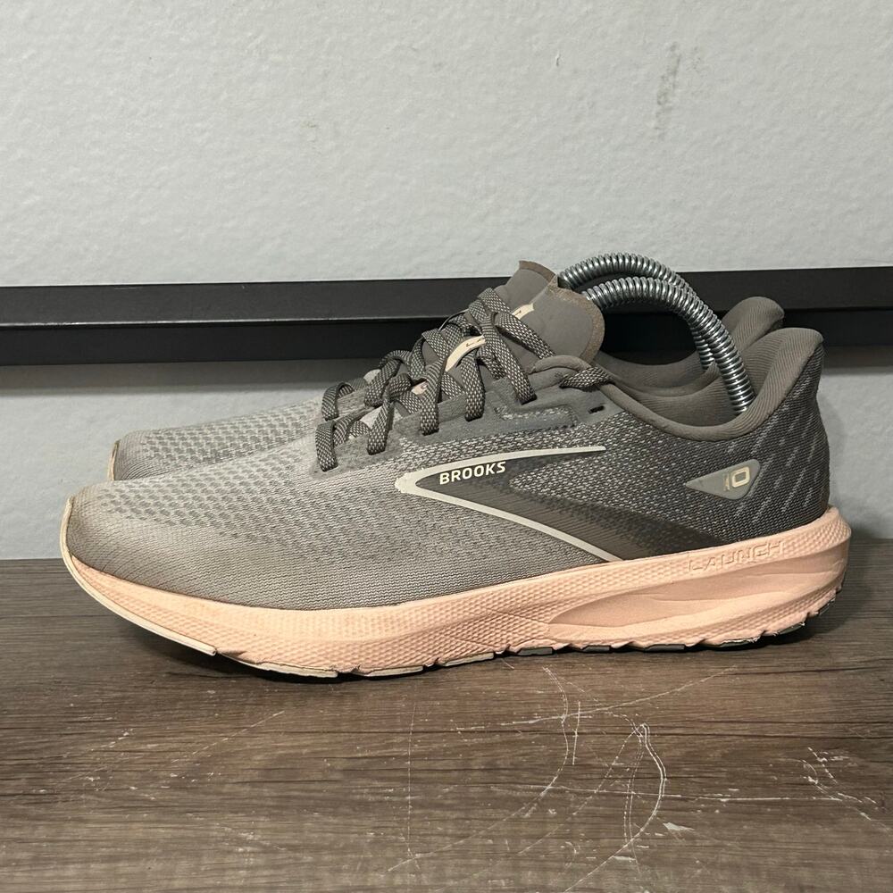 Brooks Launch 10 Women’s Athletic Running Shoes Sneakers Size 9.5 Gray